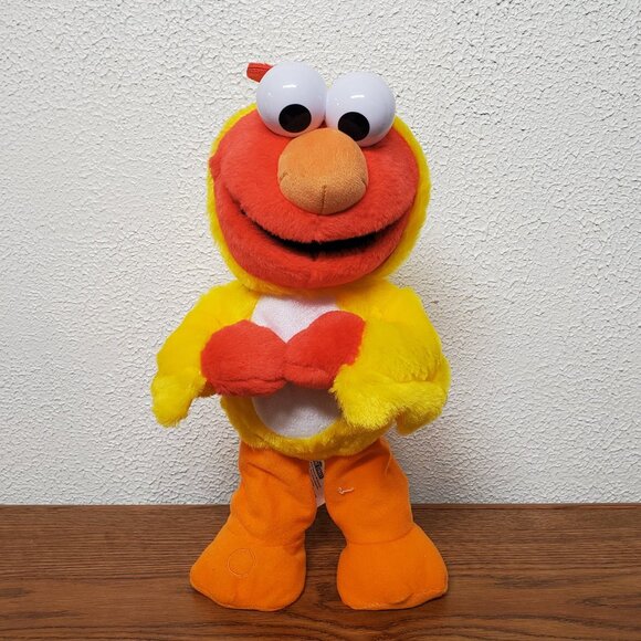 Plush Animated Sesame Street Chicken Dance Elmo 13" Tall - Picture 1 of 8